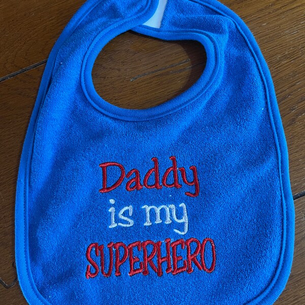 Superhero Bib Etsy