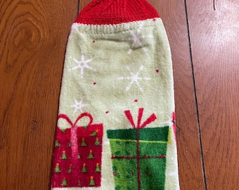 Christmas - Presents Knit Top Kitchen Towels