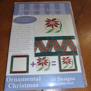 Anita Goodesign Embroidery CD - NEW - Ornamental Christmas - Full  Collection