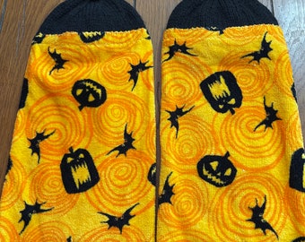 Halloween - Pumpkins & Bats  Knit Top Kitchen Towels