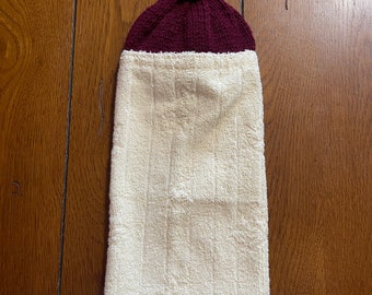 Herbst - Herbstblätter & Eicheln - Stricktop Küchentuch