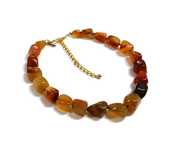 Kenneth Jay Lane Agate Stone Necklace
