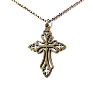 Retired James Avery Sterling Silver Cross Necklace