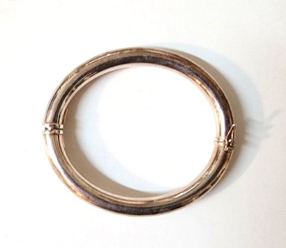 Sterling Silver Dyadema Clamper Bangle Bracelet I… - image 3