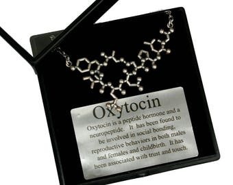 Oxytocin Molecule Necklace