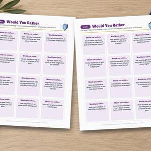 Hanukkah Party Games Bundle, 10 Printable Chanukah Games for Family, Kids and Adults, Trivia, Would You Rather, Picture Quiz, Scavenger Hunt image 3