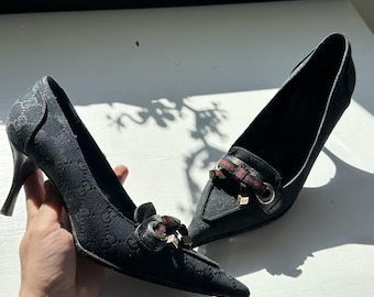 Gucci damespumps met GG-monogram, zwart, maat 37,5