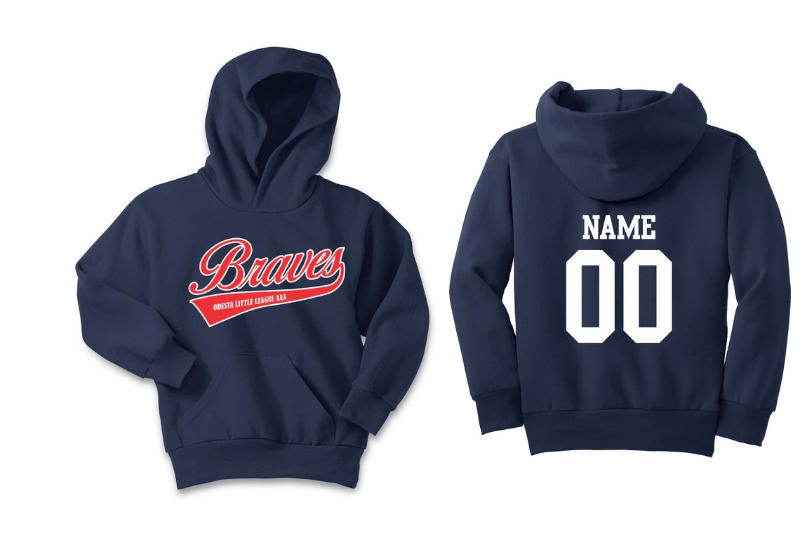 Little League Youth Custom Sports Team Hoodie With Name and Etsy
