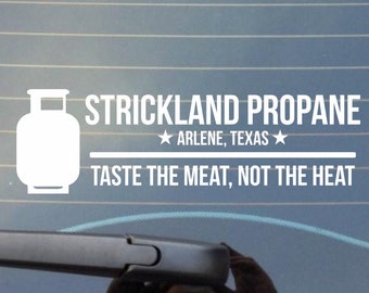Strickland Propane Car Vinyl Decal