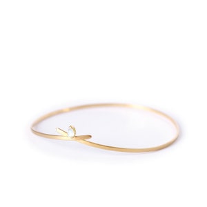 Bracelet 18ct gold Ava's style moonstone image 3