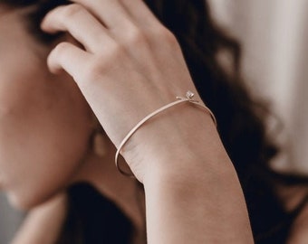 Bracelet 18ct gold Ava's style moonstone