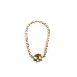 Skull ring memento mori style 18ct gold