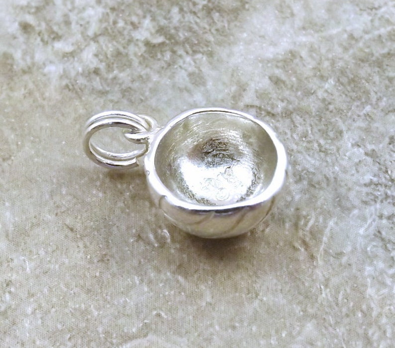 0311 Sterling Silver Volleyball Charm on a Sterling Silver Rolo Bracelet