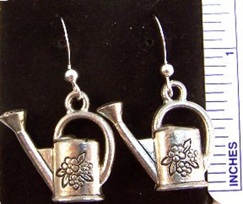 Watering Can Dangle Earrings Free Shipping to US 0939 Etsy
