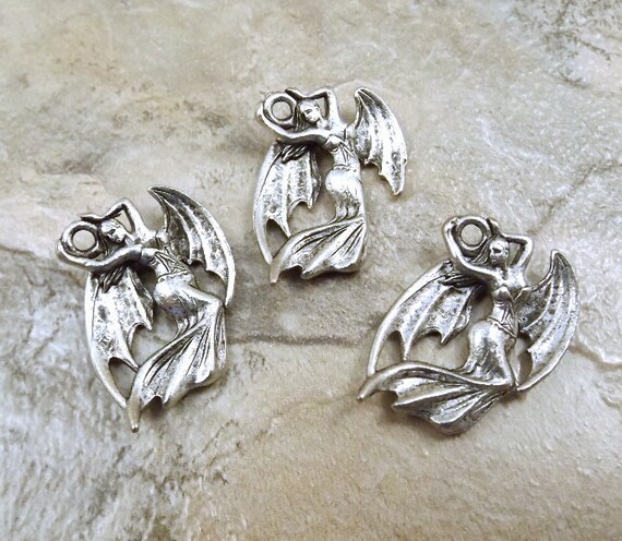 Pewter Dragon Charms