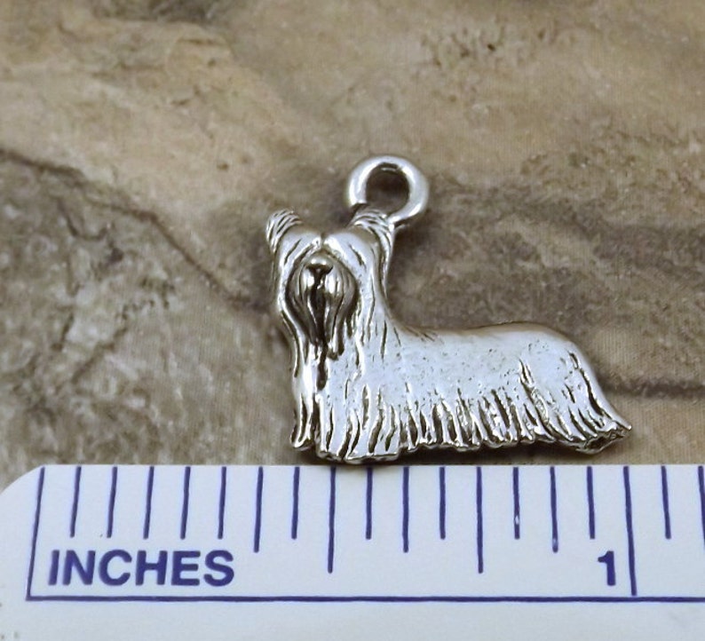 20 Pewter Yorkshire Terrier Charms 5491
