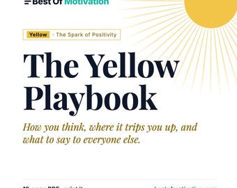 Yellow Personality Playbook | DISC Strengths & Blind Spots Guide (PDF)