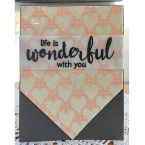 Felice, Meraviglioso Amore - Carta Romantica (per San Valentino, Anniversario, o qualsiasi occasione)