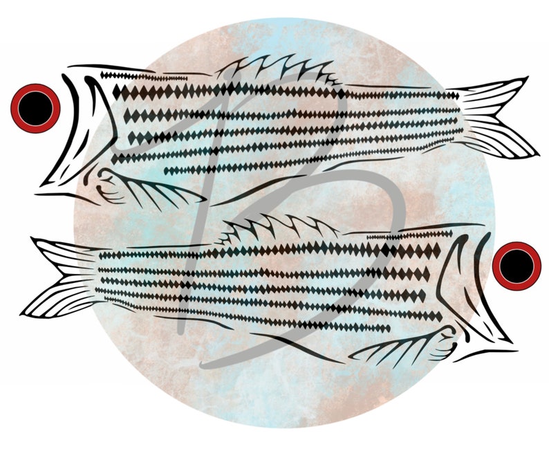 Download Striped Bass Fishing Lure Tumbler SVG Set. Hand-drawn ...