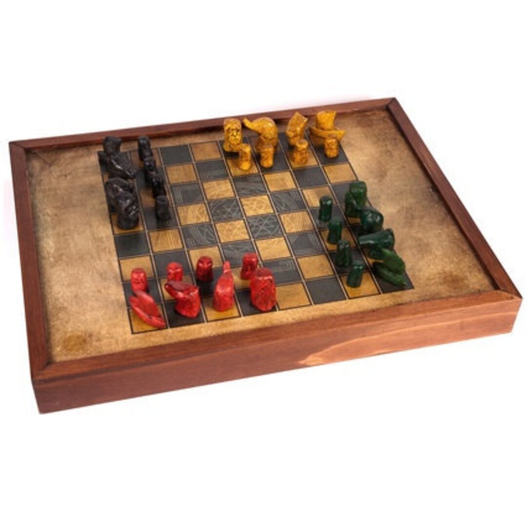 Indian Chess Chaturanga Game Board - Etsy