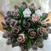 Amethyst French Beaded Flower Bridal Bouquet