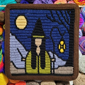 Mosaic Witch - Mosaic crochet pattern