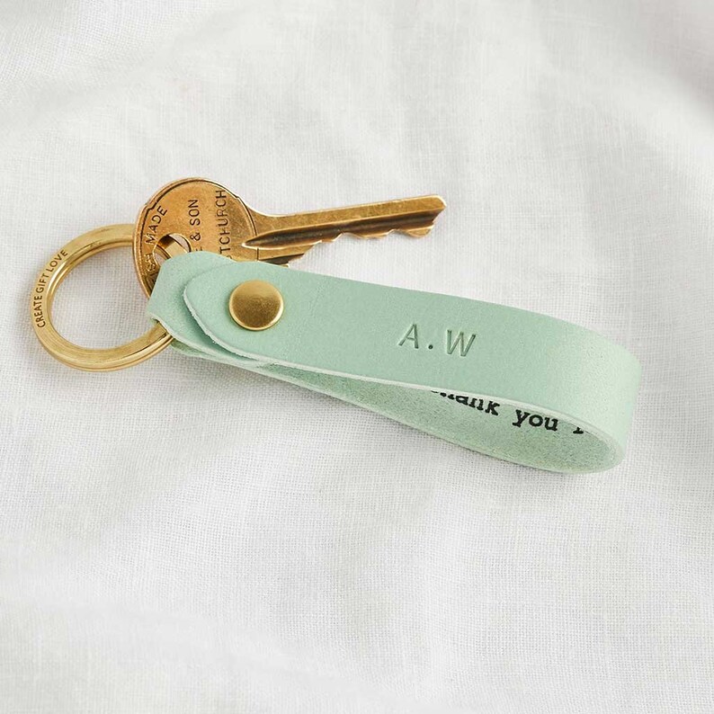 Personalised Bridesmaid Proposal Leather Keyring Gift Thank You Present for Bridal Party Will You Be My Bridesmaid image 2