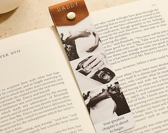 Personalized Photo Bookmark To Daddy From Bump - Expecting Dad Gifts for Father's Day