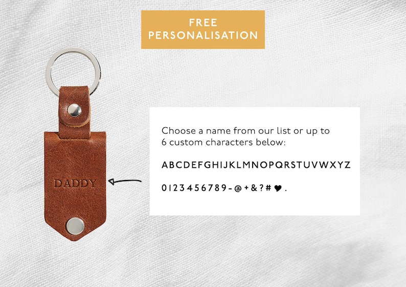 Personalised Photo Keyring Christmas Gift  Leopard Print image 5