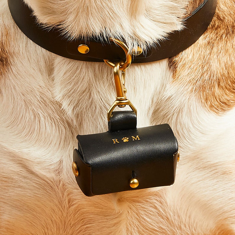 Personalisierte Ehering Träger Beutel für Hunde Ehering Box für Hundehalsbänder Personalisierter Ehering Halter für Haustier-Ring-Träger Bild 1