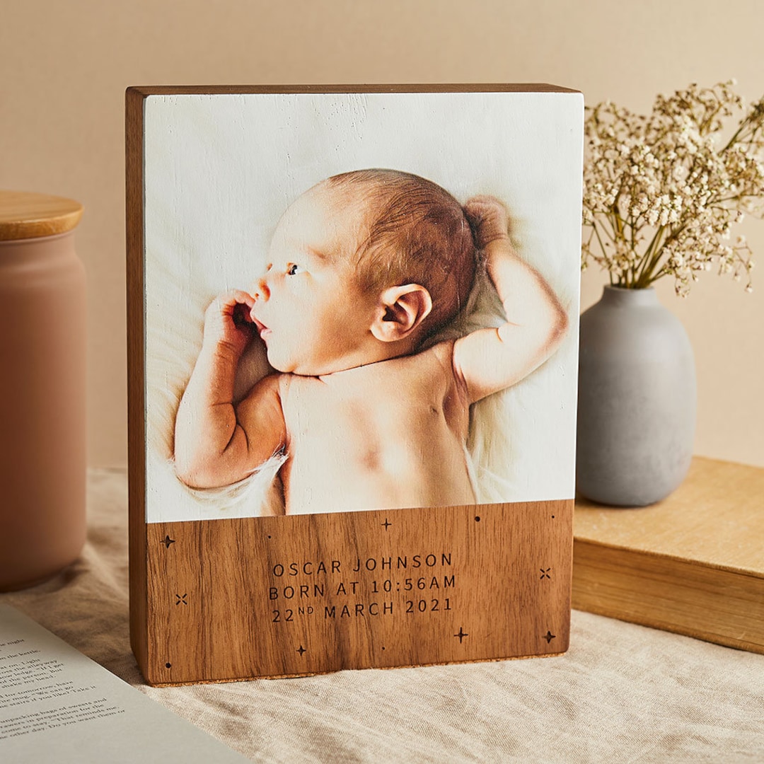 diy photo gits wooden blocks