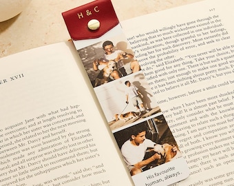 Marcador de página personalizado com foto para o Dia dos Pais - Presente do seu cachorro