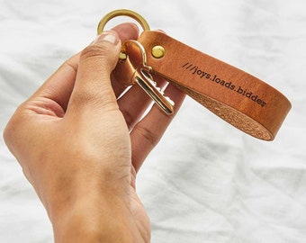 Personalised What3Words Leather Keyring | Special Place, Memorable Location Keepsake | Valentine's Day,  Anniversary Gift | What 3 Words