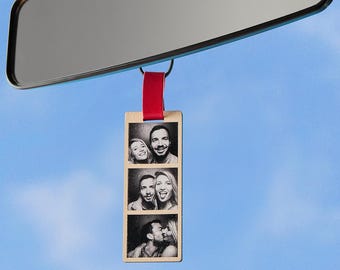 Personalised Photo Strip Hanging Car Ornament