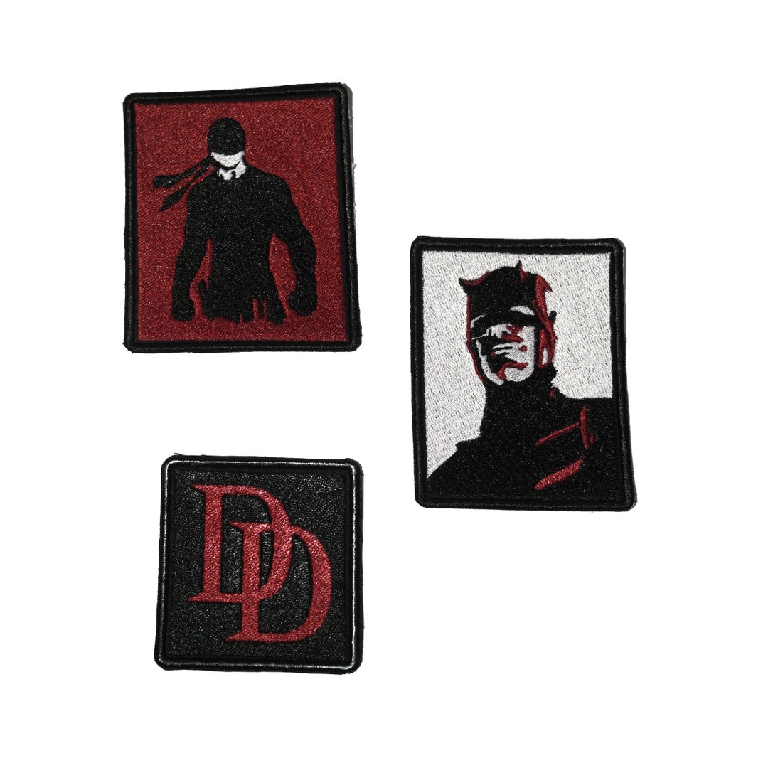 Daredevil Embroidery Patch Set Etsy