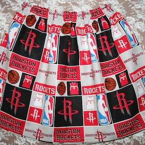 6 Mo~ 8/10  Little Girls HOUSTON ROCKETS BASKETBALL Skirt Infant Infants Toddler Toddlers Youth Kids Clothes Game Day Team Skirts