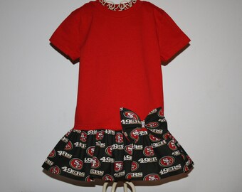 san francisco 49ers jersey dress