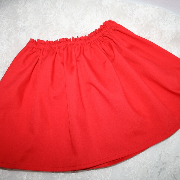 Red Plaid Skirt - Etsy