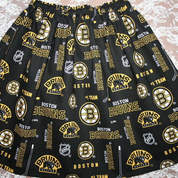 BOSTON BRUINS Hockey Skirt Infant Infants Toddler Toddlers Youth Kids Clothes Game Day Team Skirts Little Girls 6 Mo ~ 6/7Youth