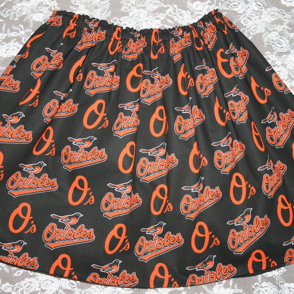 Little Girls Baltimore ORIOLES SKIRTS Baseball Infants Toddler Toddlers Youth Team Skirt ~ Be Game Day Ready ~ Great Gifts 4 Kids