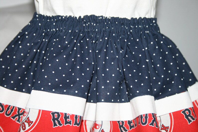 4T Girls Boston RED SOX Baseball Skirt Infants Toddler Etsy