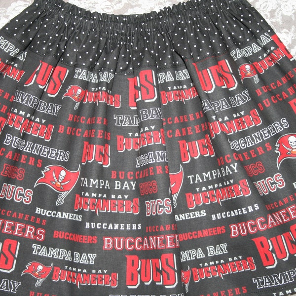 TAMPA BAY BUCCANEERS Football Skirt Infant Infants Toddler Toddlers Youth Kids Clothes Game Day Team Skirts Little Girl sizes 6 Mo ~ 8/9