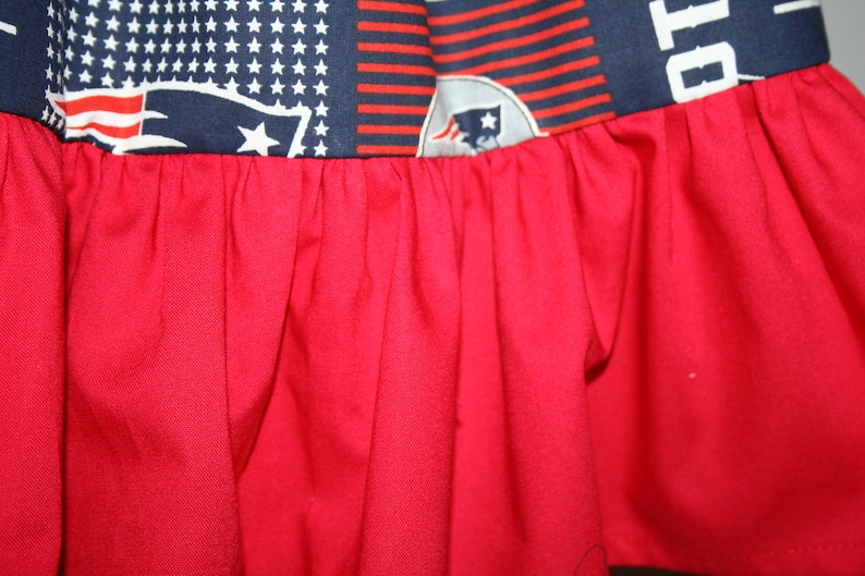 18 Mo Girls New England PATRIOTS Pillowcase Dress Infant Toddler Toddlers Summer to Football Season /& Beyond w just a Tee
