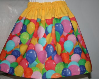4T Little Girls Yellow Red Blue Green Pinks BALLOON Skirt Toddler Toddlers Clothes Perfect for Birthday Party Back to School ~ Ready to Ship