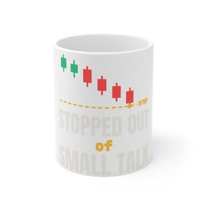 Kaffeetasse für Optionshändler, Schluss mit Smalltalk, 325 ml Keramik