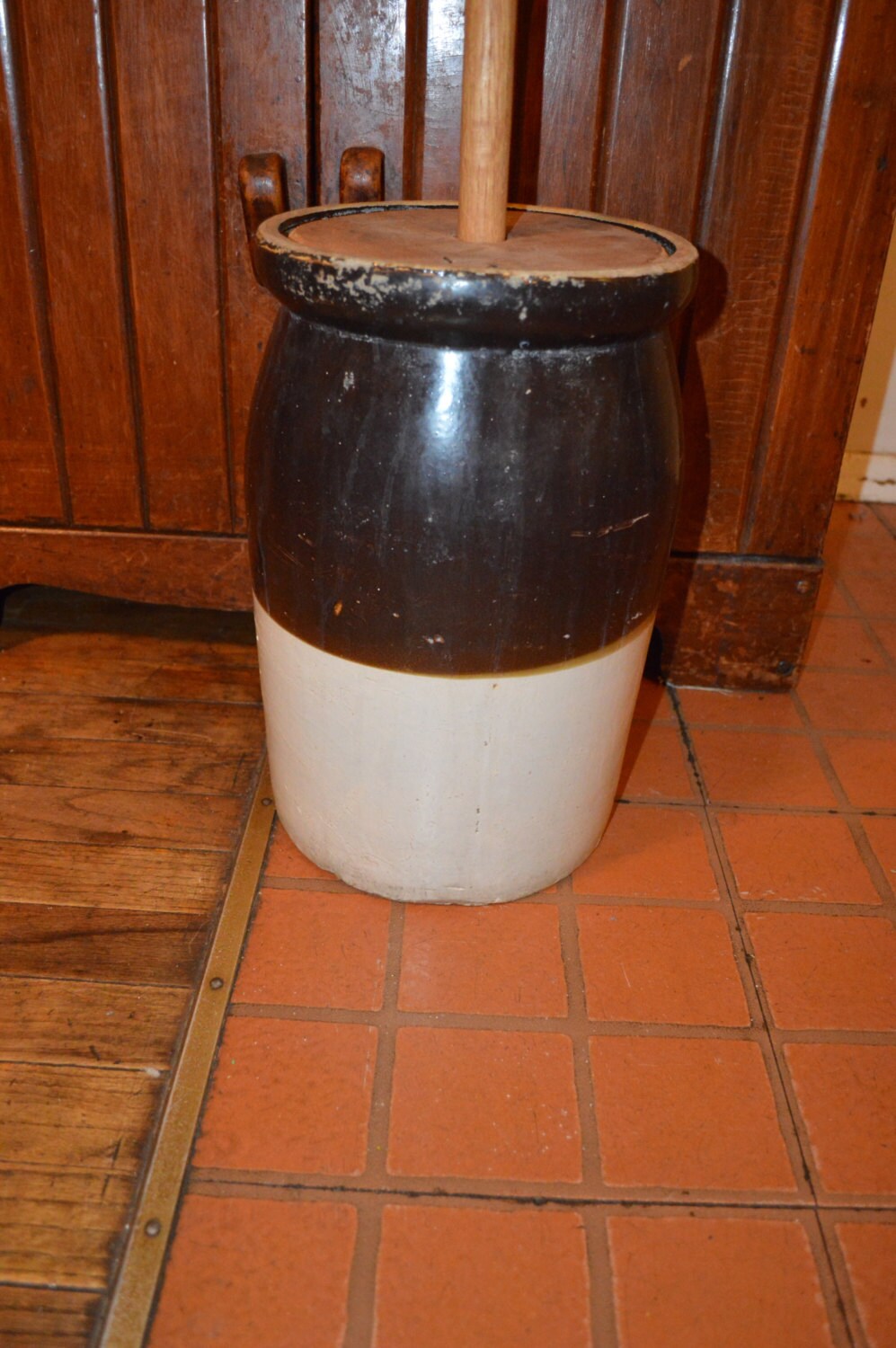 Antique Butter Churn 3 Gallon Etsy
