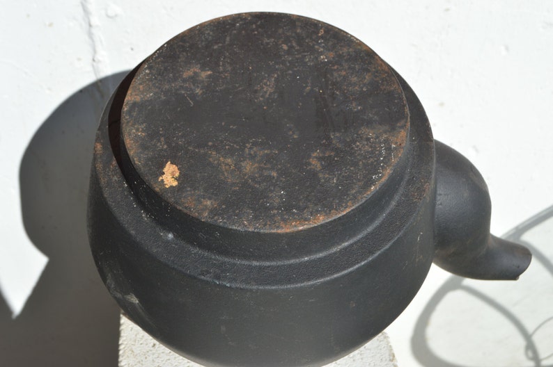 Vintage/Antique Cast Iron Kettle/Stove Top Wood Etsy