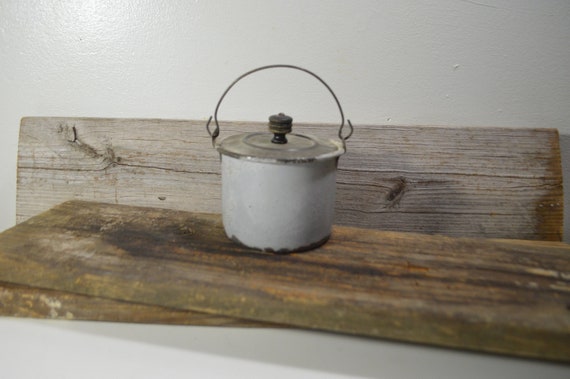 Vintage Small Graniteware Bucket/Pale/Tin
