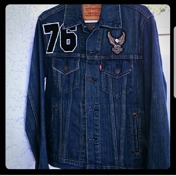 levi's patchwork jacket