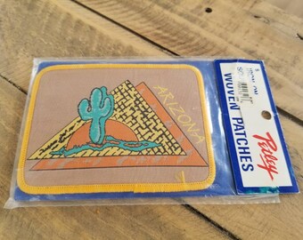 Vintage Arizona patch,Western Patches,Cactus,Bohemian,Hipster,Travel Patches,Collectors Patches,Vagabond,Free People,Urban Outfitters,AZ